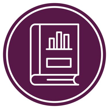 Kitap ikonu. Web tasarımı için kitap vektör simgelerinin basit illüstrasyonu