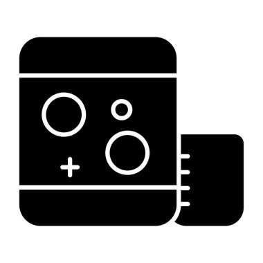 Pil simgesi. Basit örnek web için pil vektör simgesinin