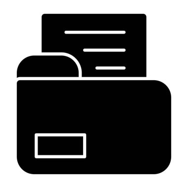 Dizin simgesi, basit vektör illüstrasyonu