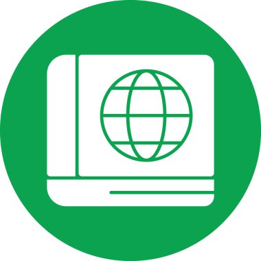 dizüstü bilgisayar simgesi, vektör illüstrasyonu