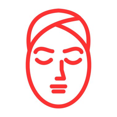 yüz maskesi satırı simgesi