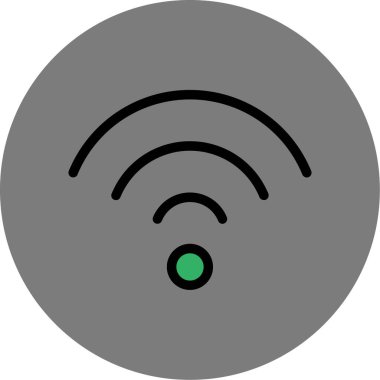 wifi simgesi vektör illüstrasyonu