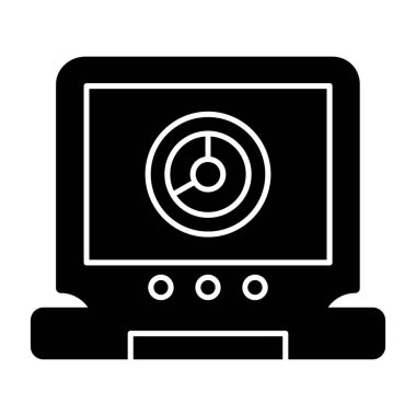 İnternet vektör simgesi düz simgesi