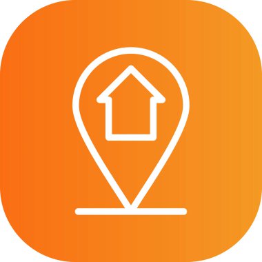 Konum simgesinin vektör illüstrasyonu