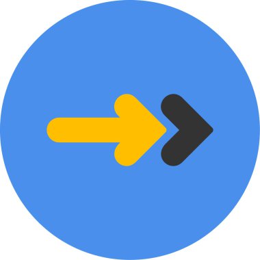 ok yönü simgesi doldurulmuş - taslak biçimi