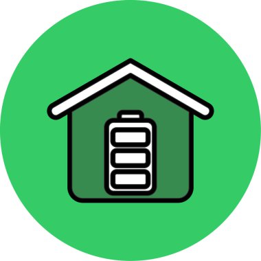 Modern binanın vektör illüstrasyonu