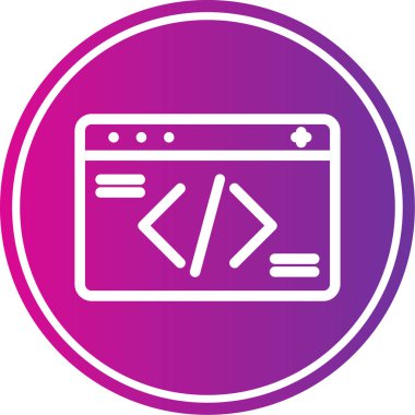 Web simgesi vektör illüstrasyonu