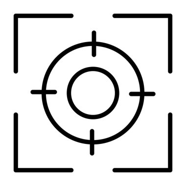 radar simgesi vektör illüstrasyonu