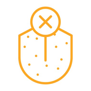 Web simgesi, vektör çizim kalkan