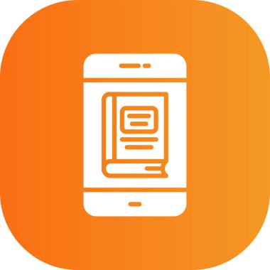 Smartphone Simgesi, vektör illüstrasyonu