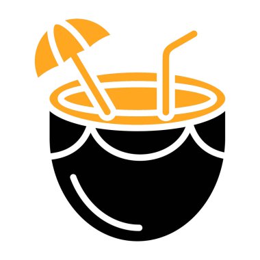 Çorba kasesi simgesi, basit stil.