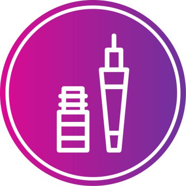 kozmetik tüp vektör çizimi