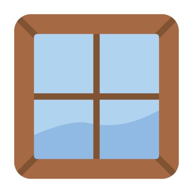 izole edilmiş pencere simgesi. pencere tasarımı