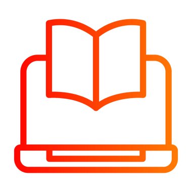 Kitap. Web simgesi basit tasarım