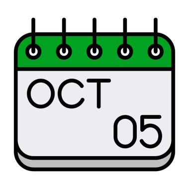 Düz biçimli takvim simgesi