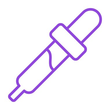 Tornavidanın mor simgesinin vektör çizimi