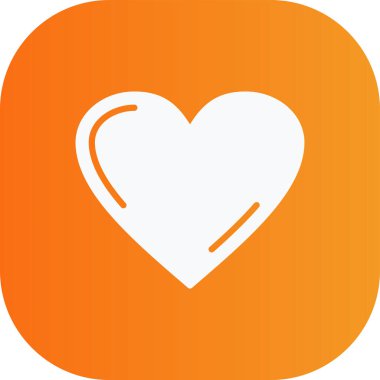 kalp simgesi, vektör illüstrasyonu