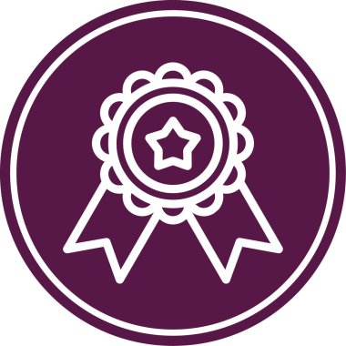 Rozet simge vektör çizim