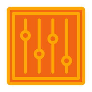 Veri sunucu simgesinin vektör illüstrasyonu