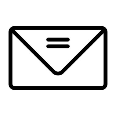 zarf e- posta simgesi vektör illüstrasyon tasarımı