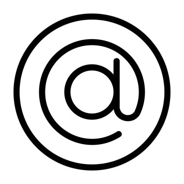 e-posta simgesi vektör illüstrasyonu