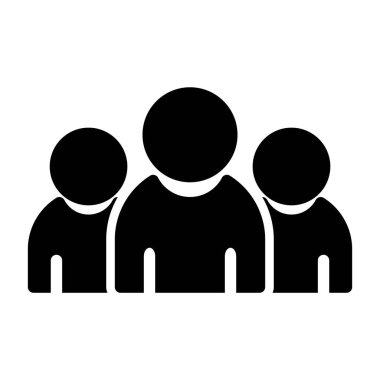 Takım iş web simgesi, vektör çizim