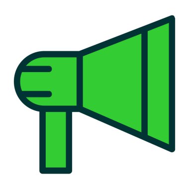 Megafon simge vektör çizim.