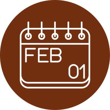 vektör Takvimi Simgesi illüstrasyonu