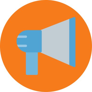 megafon vektör simgesi modern basit vektör illüstrasyonu