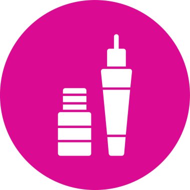 krem simge vektör çizim