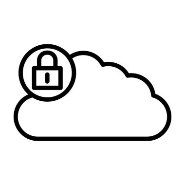 ağ vektörü ince çizgi simgesi