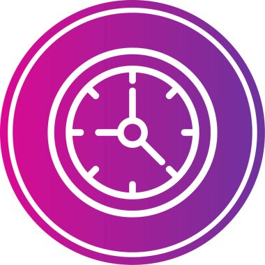 vektör Saat simgesi sembolü