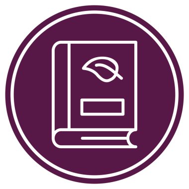 Kitap. Web simgesi basit illüstrasyon