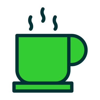 Çay. Web simgesi basit illüstrasyon