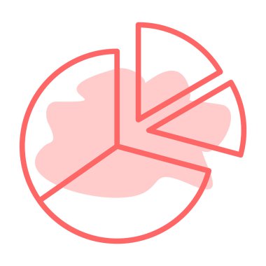 tart diyagramı simgesi modayı izole etti