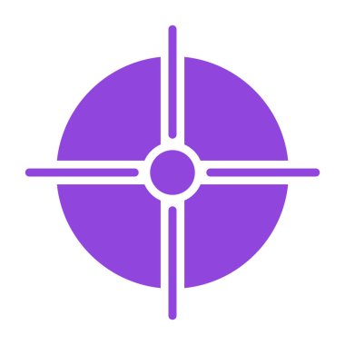 Tek bir simgenin vektör illüstrasyonu