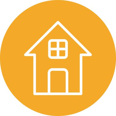 ev simgesi vektör illüstrasyonu