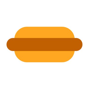 Hamburger ikonu vektör illüstrasyonu