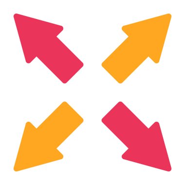 Ok simgesi. vektör illüstrasyonu