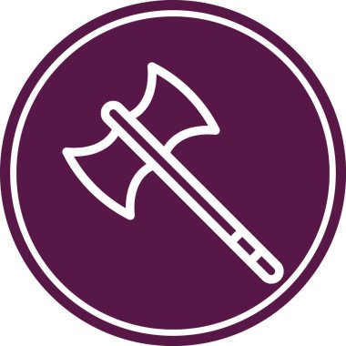 Balta. Web simgesi basit illüstrasyon