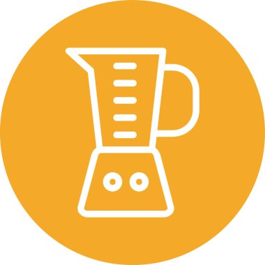 Kahve fincanı. Web simgesi vektör illüstrasyonu