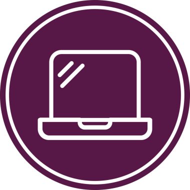 vektör dizüstü simgesi illüstrasyonu