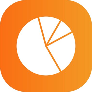 pasta grafiği vektör simgesi