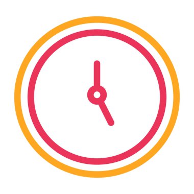 Soyut arkaplanda zaman simgesi izole edildi