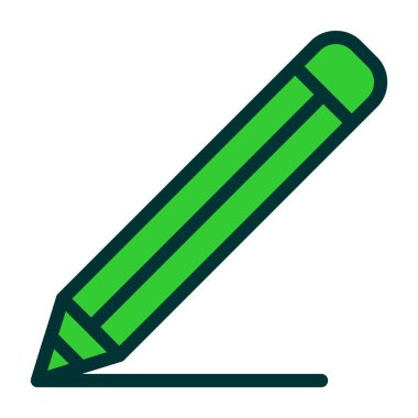 Kalem. Web simgesi basit illüstrasyon