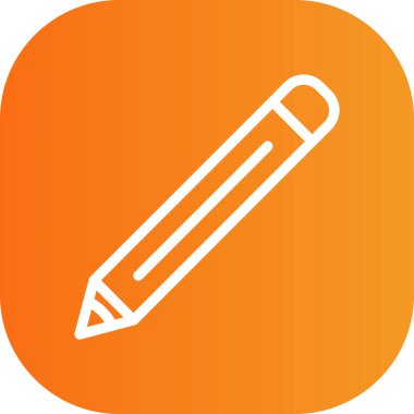 kalem simgesinin vektör illüstrasyonu