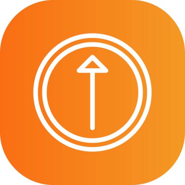 güzel yön ok çizgi simgesi