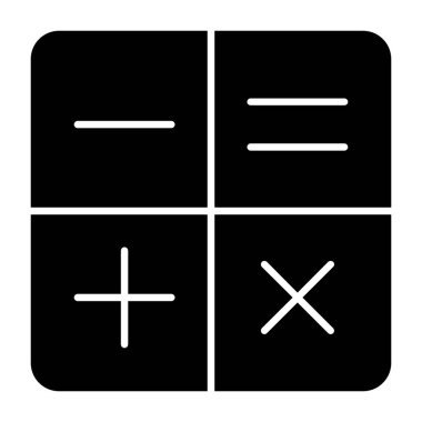 hesap makinesi simgesi vektör illüstrasyon tasarımı