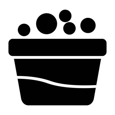 yiyecek ve içecek vektör simgesi.