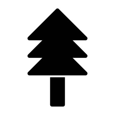 Ağaç simgesinin vektör çizimi